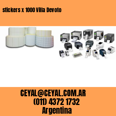 stickers x 1000 Villa Devoto