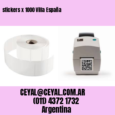 stickers x 1000 Villa España