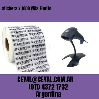 stickers x 1000 Villa Fiorito