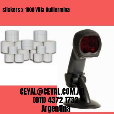 stickers x 1000 Villa Guillermina