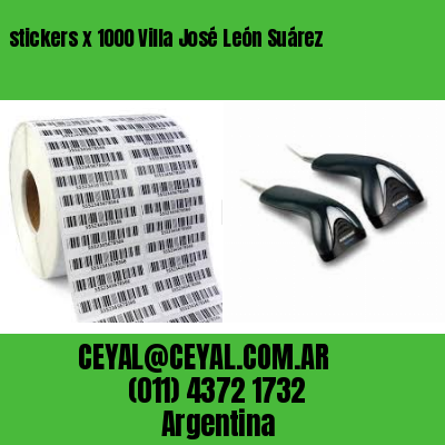 stickers x 1000 Villa José León Suárez