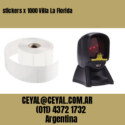 stickers x 1000 Villa La Florida