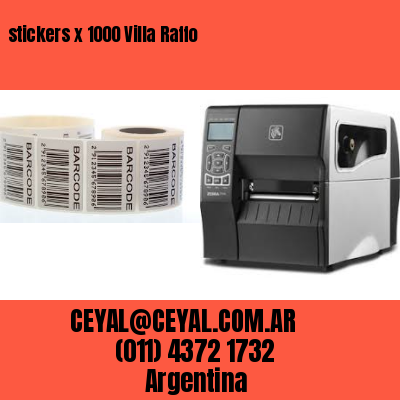 stickers x 1000 Villa Raffo