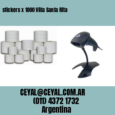stickers x 1000 Villa Santa Rita