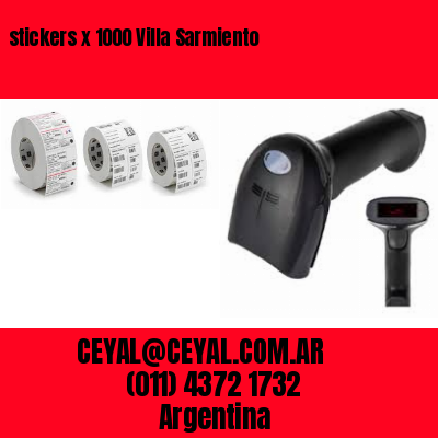 stickers x 1000 Villa Sarmiento