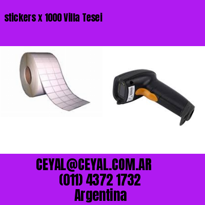 stickers x 1000 Villa Tesei