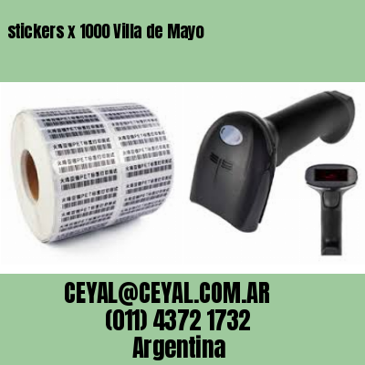 stickers x 1000 Villa de Mayo