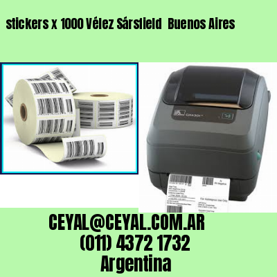stickers x 1000 Vélez Sársfield  Buenos Aires