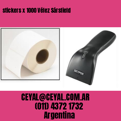 stickers x 1000 Vélez Sársfield