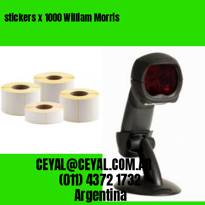 stickers x 1000 William Morris