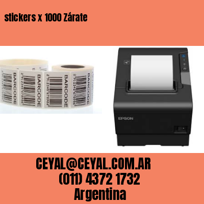 stickers x 1000 Zárate