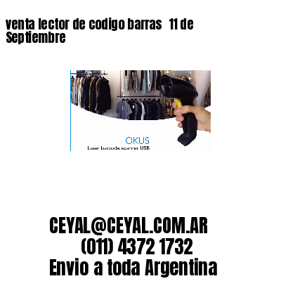 venta lector de codigo barras 	11 de Septiembre