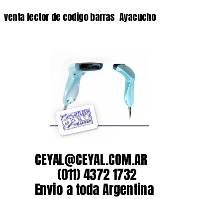 venta lector de codigo barras 	Ayacucho