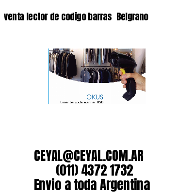 venta lector de codigo barras 	Belgrano