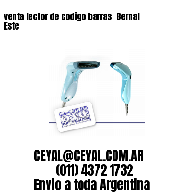 venta lector de codigo barras 	Bernal Este