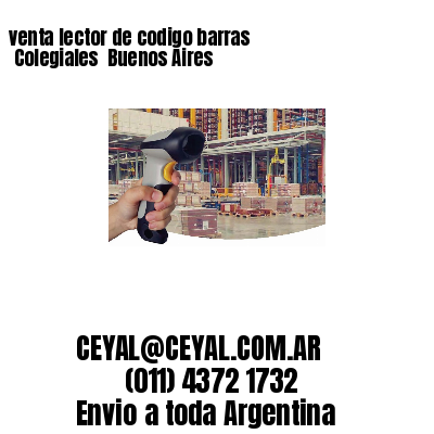 venta lector de codigo barras 	Colegiales  Buenos Aires