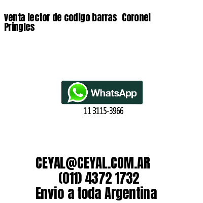 venta lector de codigo barras 	Coronel Pringles