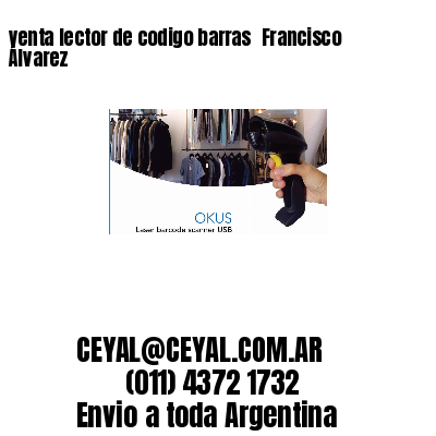 venta lector de codigo barras 	Francisco Álvarez