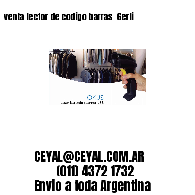 venta lector de codigo barras 	Gerli