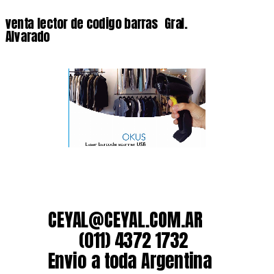 venta lector de codigo barras 	Gral. Alvarado