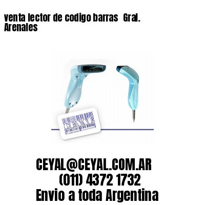 venta lector de codigo barras 	Gral. Arenales