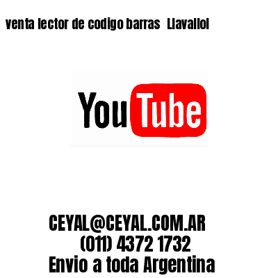 venta lector de codigo barras 	Llavallol