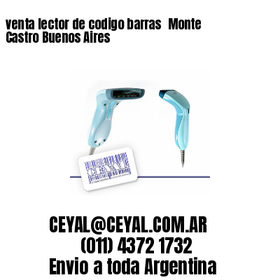 venta lector de codigo barras 	Monte Castro Buenos Aires