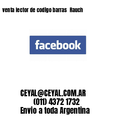 venta lector de codigo barras 	Rauch