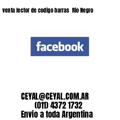 venta lector de codigo barras 	Rio Negro