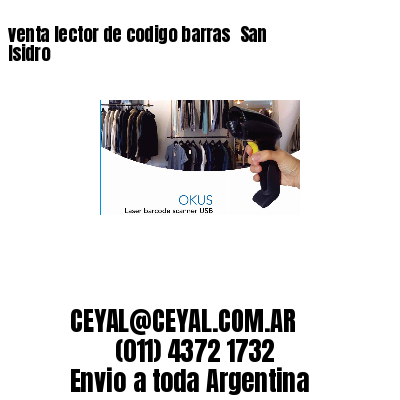 venta lector de codigo barras 	San Isidro