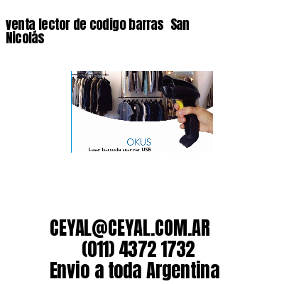 venta lector de codigo barras 	San Nicolás