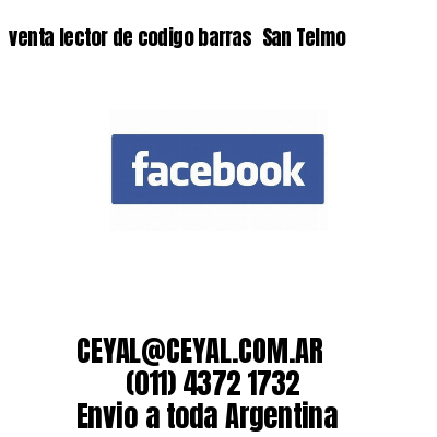 venta lector de codigo barras 	San Telmo