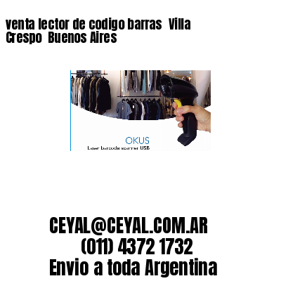 venta lector de codigo barras 	Villa Crespo  Buenos Aires