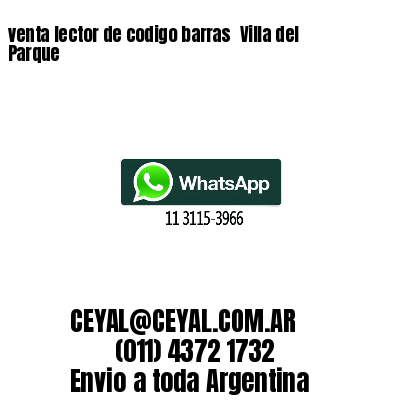 venta lector de codigo barras 	Villa del Parque