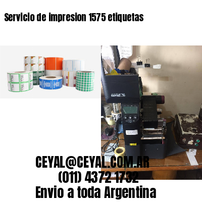 Servicio de impresion 1575 etiquetas