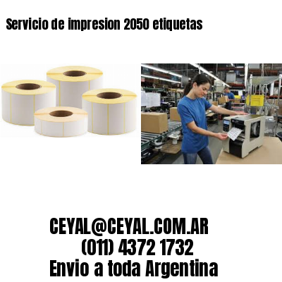 Servicio de impresion 2050 etiquetas