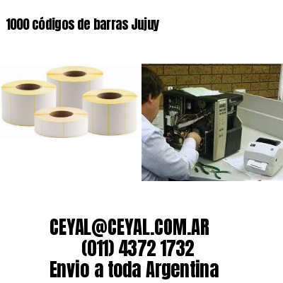 1000 códigos de barras Jujuy