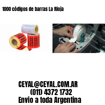 1000 códigos de barras La Rioja