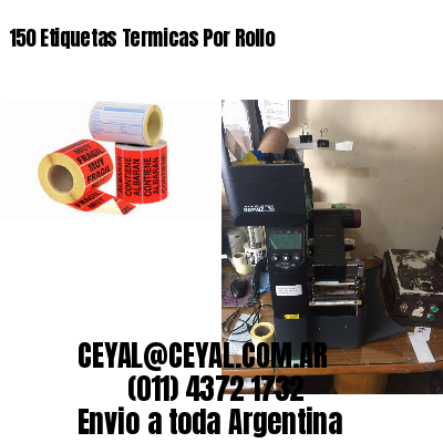 150 Etiquetas Termicas Por Rollo