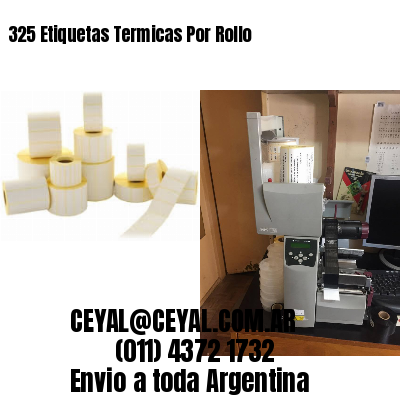 325 Etiquetas Termicas Por Rollo