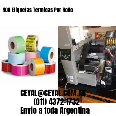 400 Etiquetas Termicas Por Rollo