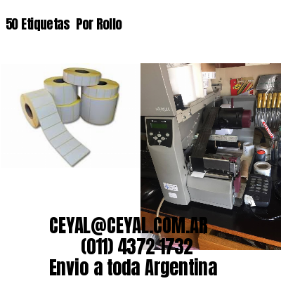 50 Etiquetas  Por Rollo