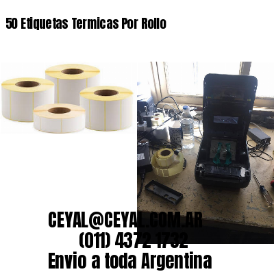 50 Etiquetas Termicas Por Rollo