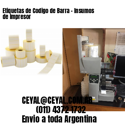 Etiquetas de Codigo de Barra – Insumos de Impresor