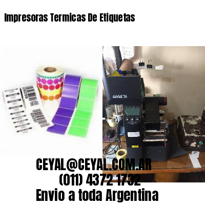 Impresoras Termicas De Etiquetas