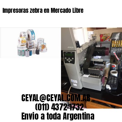 Impresoras zebra en Mercado Libre
