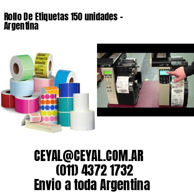 Rollo De Etiquetas 150 unidades – Argentina