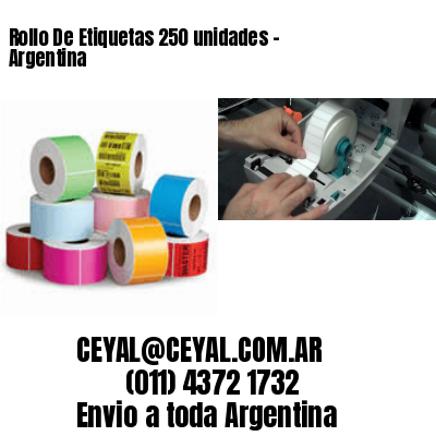 Rollo De Etiquetas 250 unidades – Argentina
