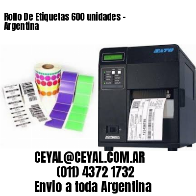 Rollo De Etiquetas 600 unidades – Argentina