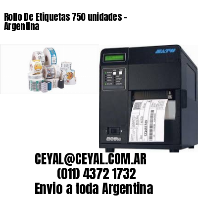 Rollo De Etiquetas 750 unidades – Argentina